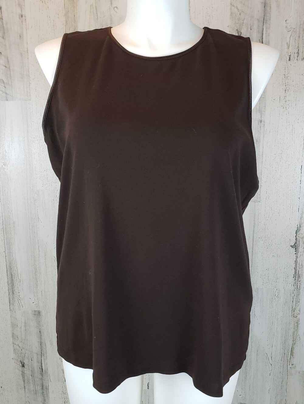 CJ Banks Sleeveless Crewneck Tank Top Size 2X